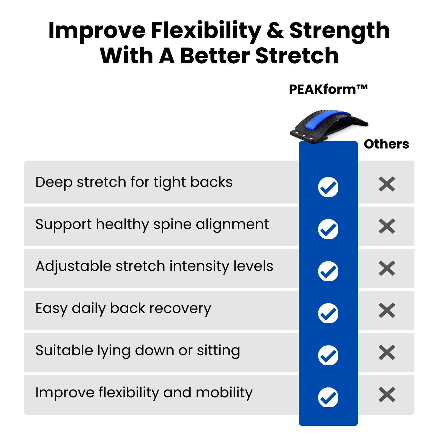 PEAKform™  Lumbar Stretcher